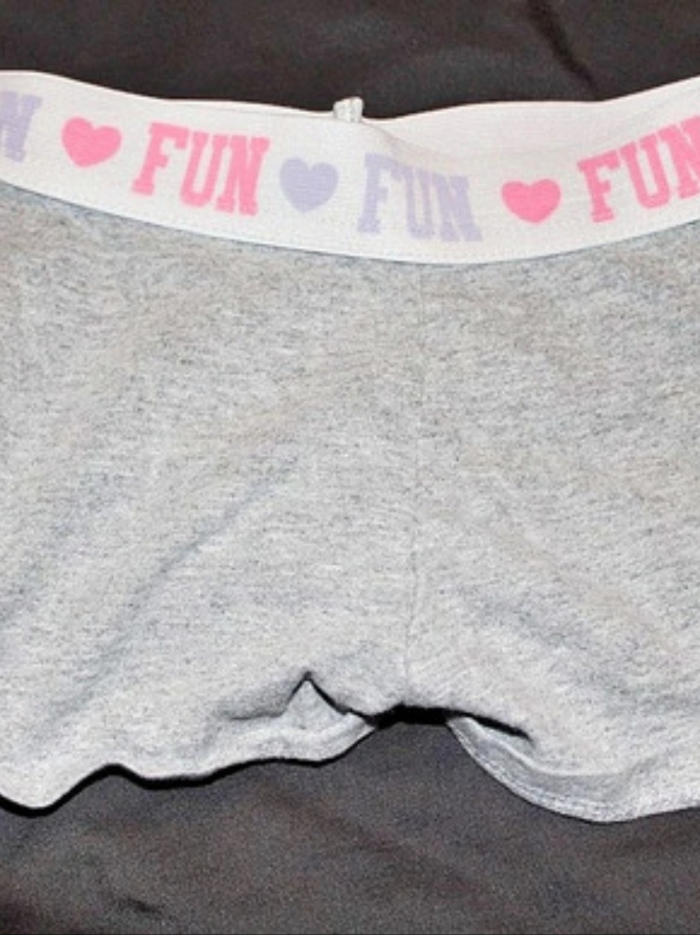 Garanimals Toddler Grey Fun Heart Elastic Waistband Shorts Waist 3T